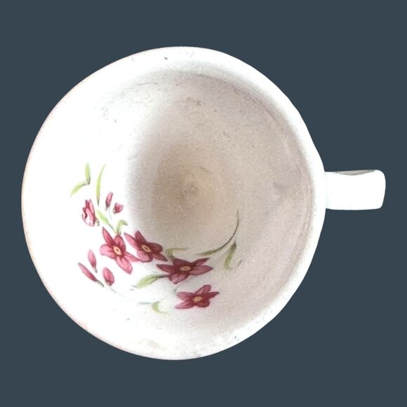 Vintage Porcelain Candle Snuffer Victorian Pink Roses Floral Design 2" Dresser - Picture 4 of 6